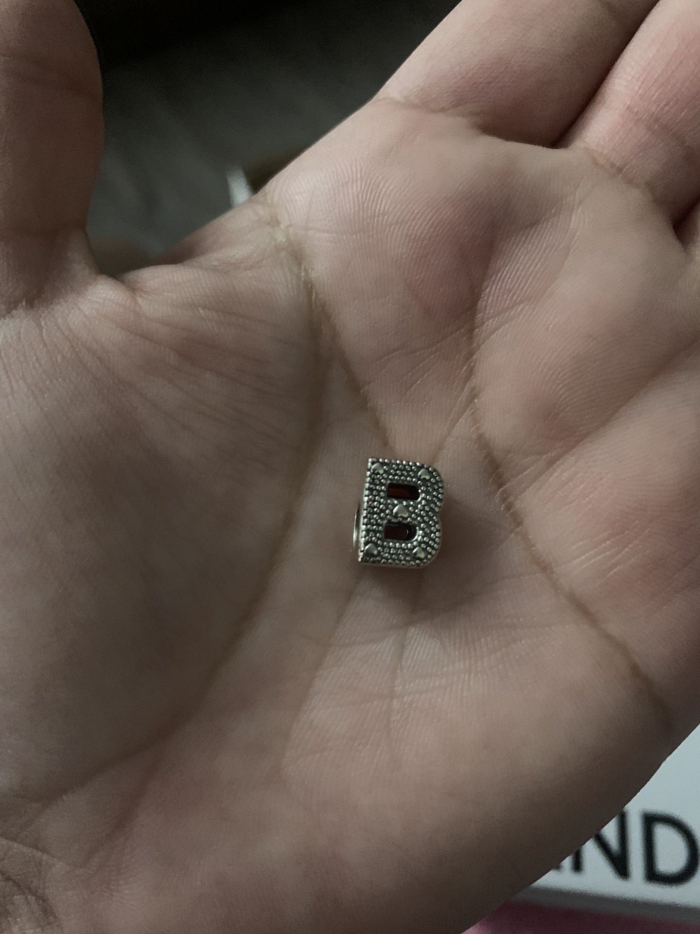 Pandora B Bracelet Charm 