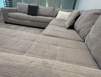 Light gray sectional