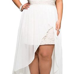 Formal Dress;White **NEW**