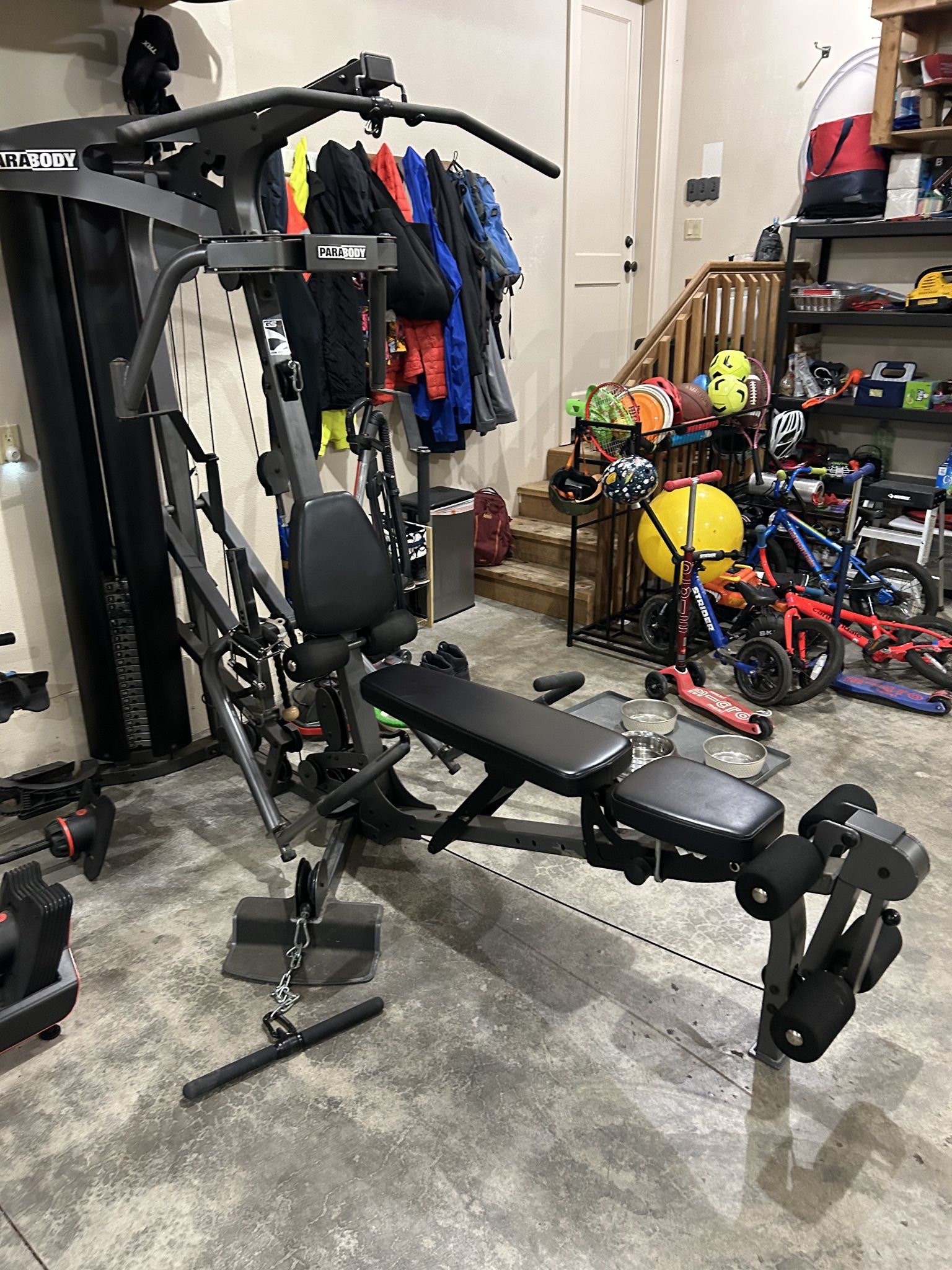 Parabody GS6 Multi Gym with Exercise Bench, Weights & Accessories for