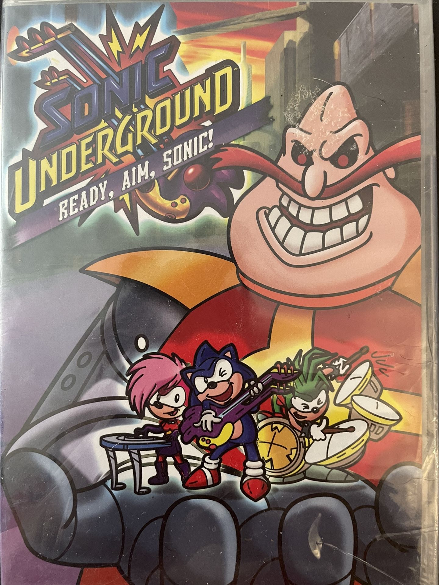 SONIC UNDERGROUND Ready, Aim, SONIC! (DVD-2009) NEW!