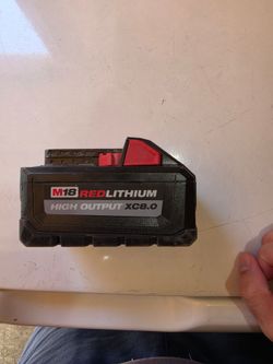 Milwauke 8.0 battery