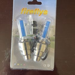 LED Blue Fireflys Wheel Lights Cap for Bicycles, Motorcycles or Cars