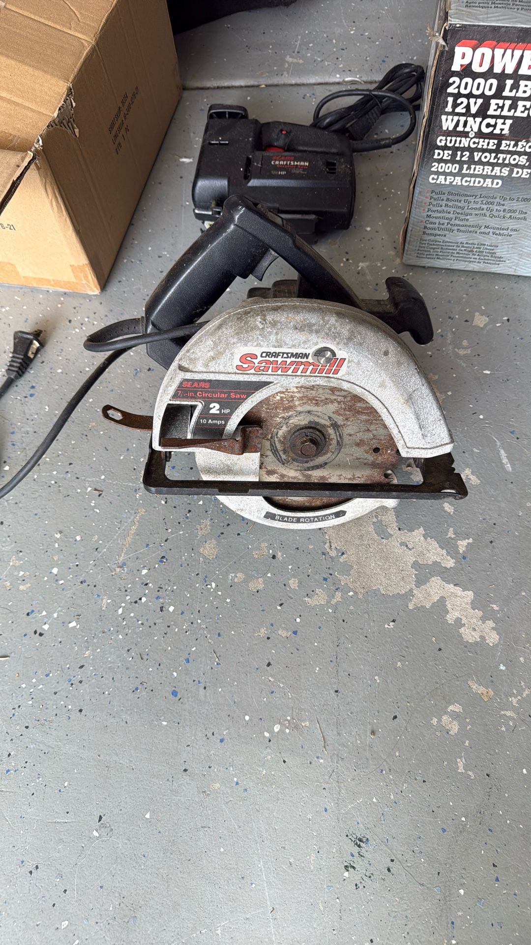 Used Craftsman 7 Inch Electric Circular Saw