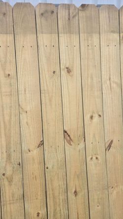 New 6ft x 8ft pressure treated fence panel