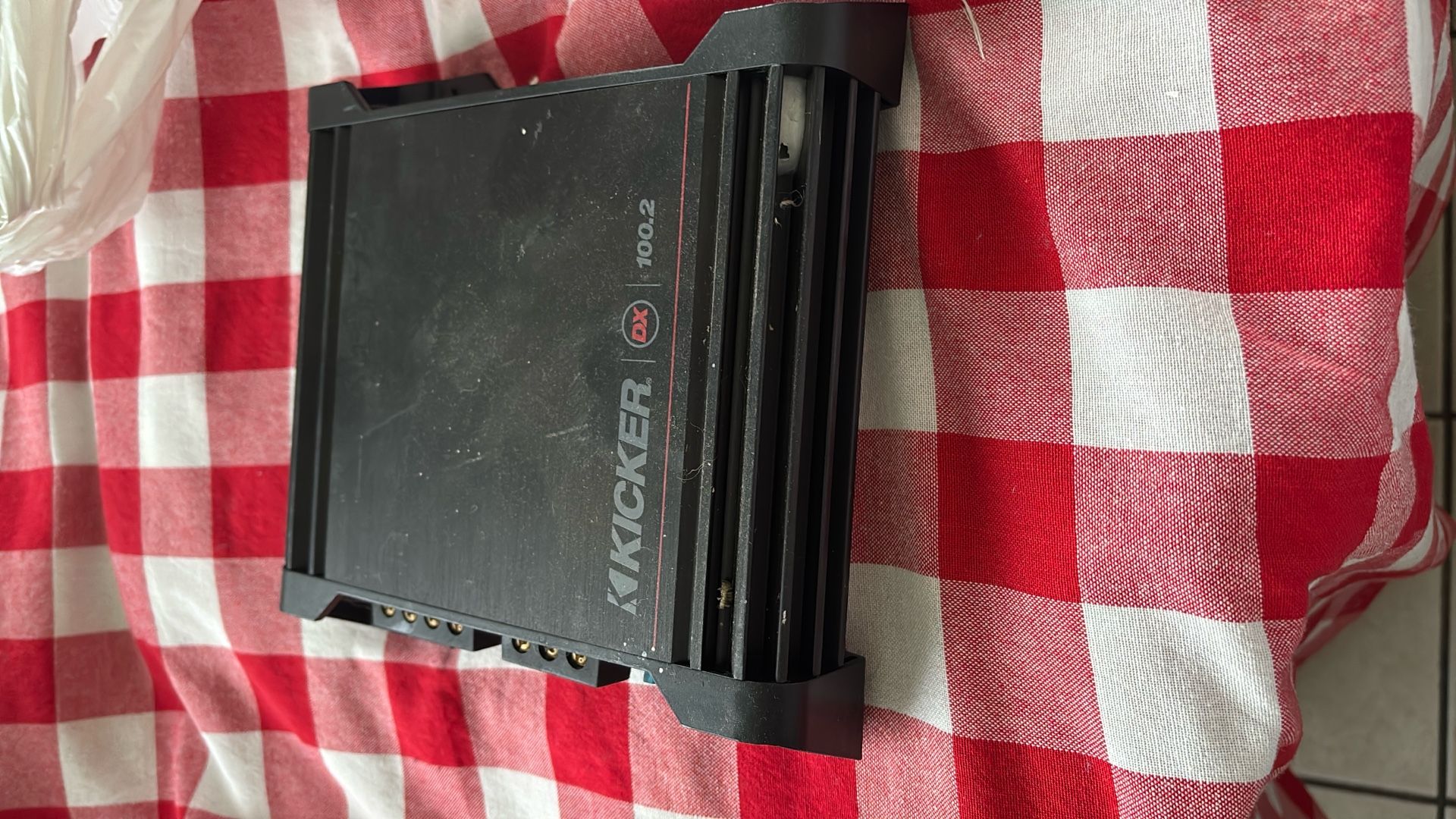 It’s A Kicker Dx 100.2 Is A 2 Channel Amplifier In Good Condition Asking $75 Pick Up Only