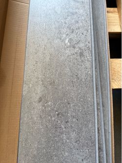 Flooring and rubber baseboard