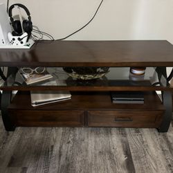 Wood TV Stand 