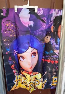 Coraline Birthday Party Backdrop