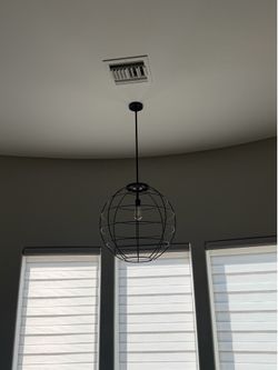 Black chandelier