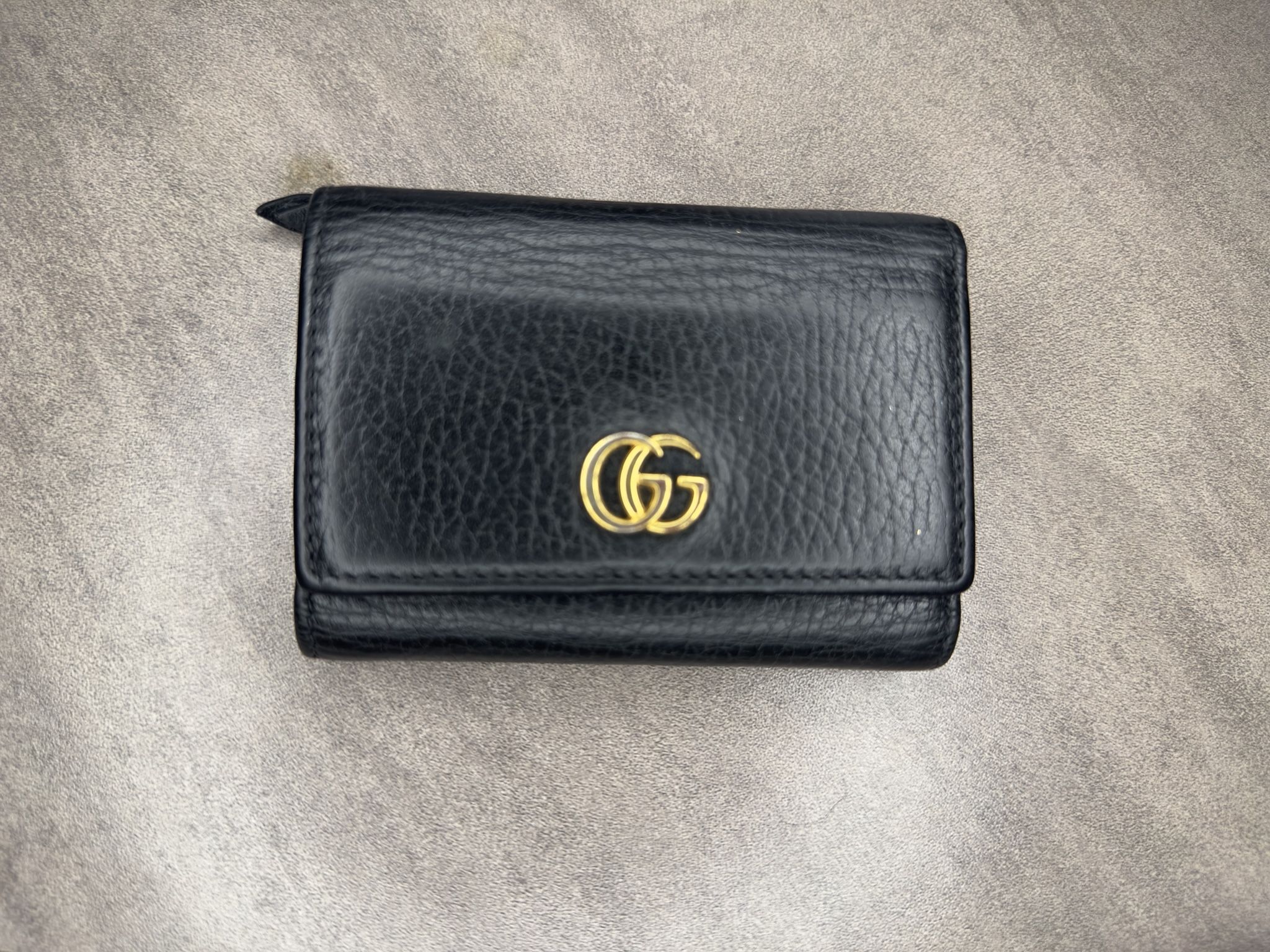 Black Gucci GG Marmont Small Wallet