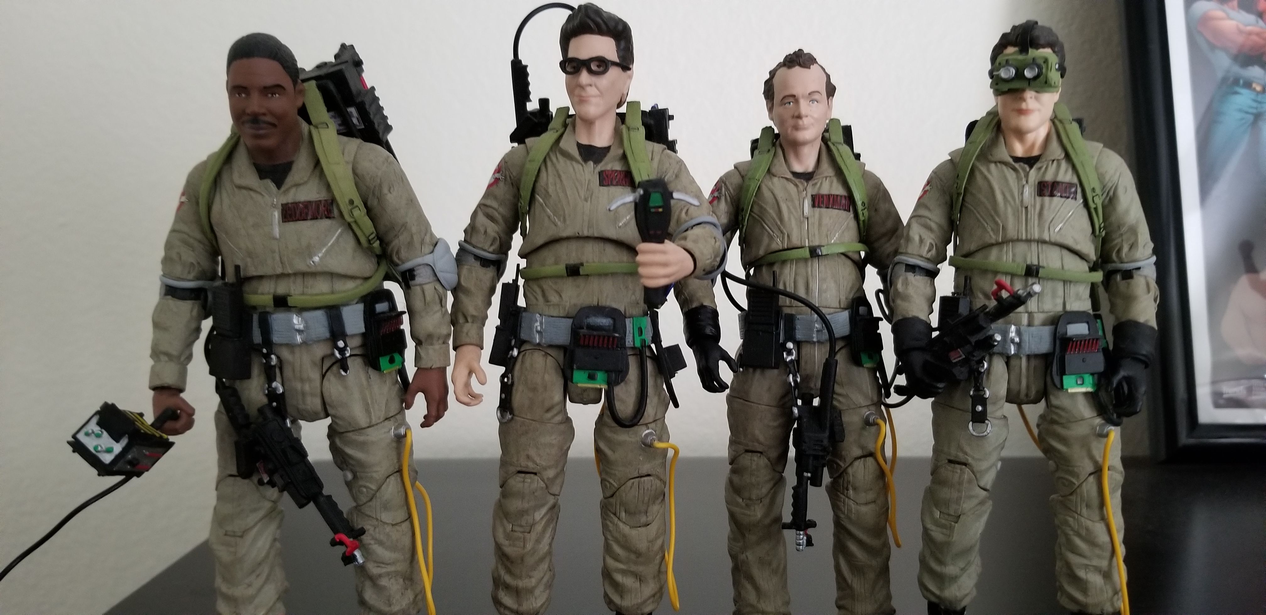 Diamond Select Ghostbusters 7 inch scale action figure set Neca Mcfarlane zombie ghost slime 1984