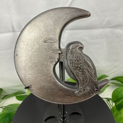 Crystal Obsidian Moon and Eagle