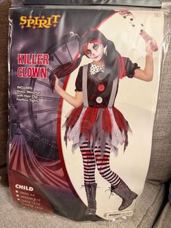 Spirit Killer Clown Child Halloween Costume