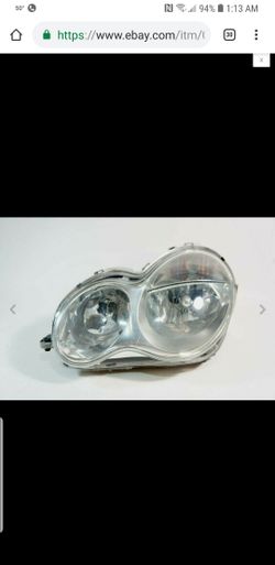 05-2007 Mercedes w203 driver left headlight