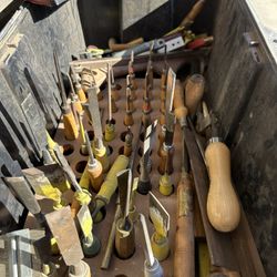 Assorted Wood Chisels - Woodworking Tools