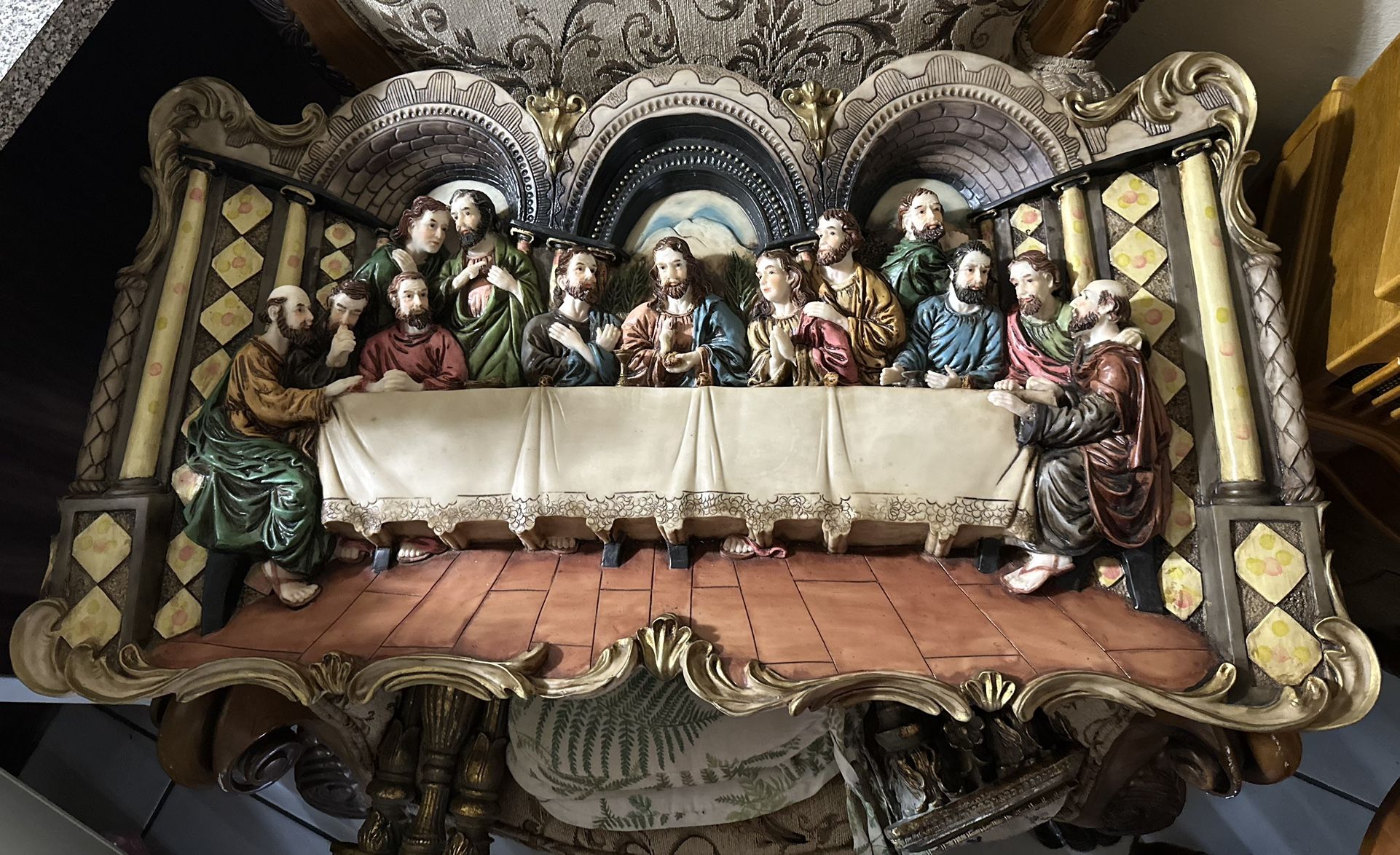 The Last Supper Jesús Walls Plate Very Heavy