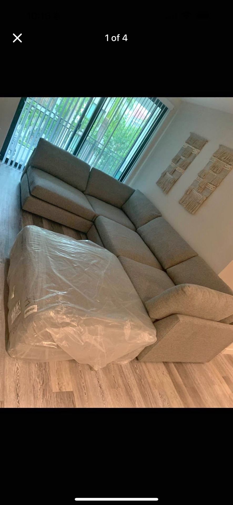 Full Sectional, Plus Ottoman