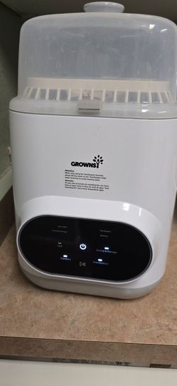 Grownsy automatic bottle washer and sterilizer and Babybrezza automatic milk dispenser