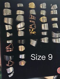 Size 9 mystery spoon ring
