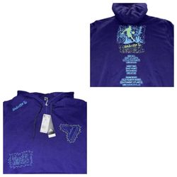 Adidas Trae Young TraeTL Purple Pullover Hoodie Mens XL HZ1209 $90 MSRP