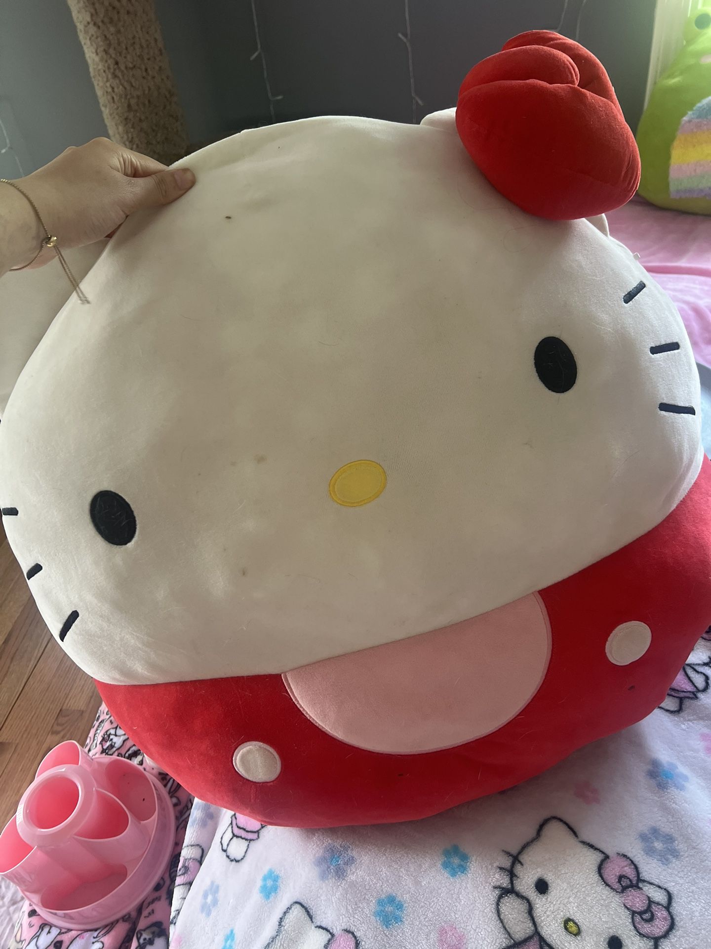 Hello kitty huge squishmallow plush