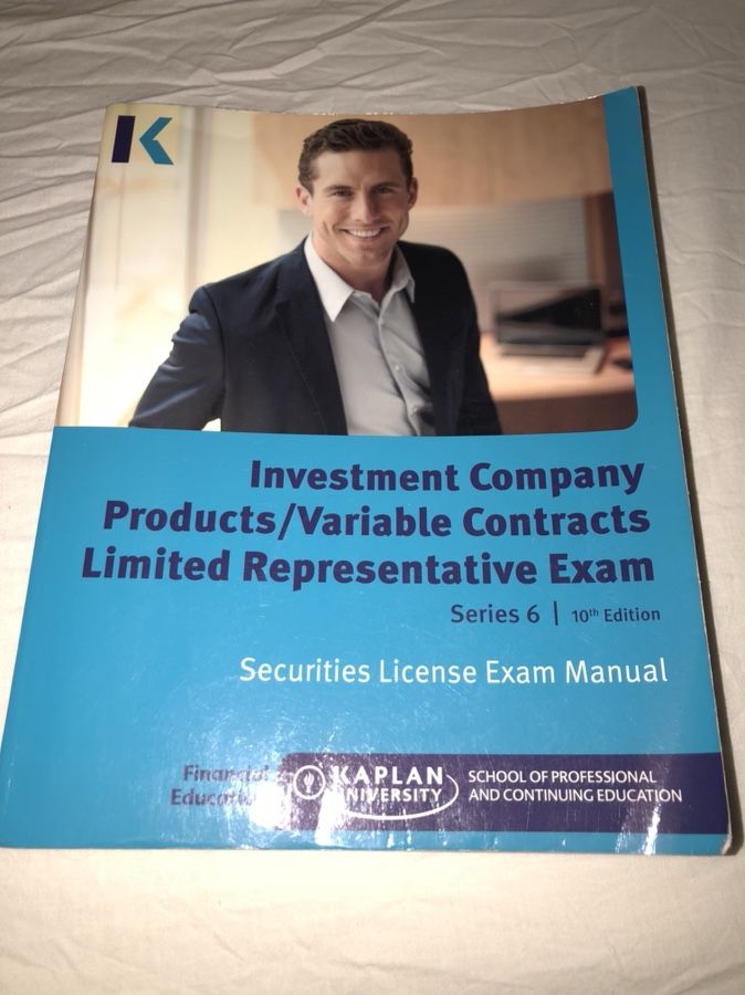 Series 6 book manual + Quick Sheet Kaplan