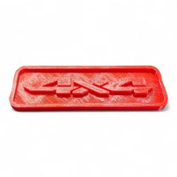 4X4 Car Emblem