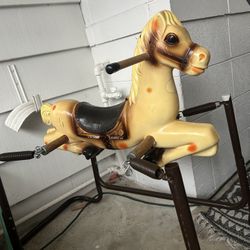 Vintage Bouncing Horse 