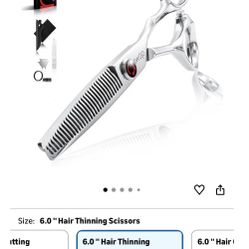 SWAP Professional Hair Thinning Scissors 6.0" - Japanese SUS440C Steel Lot Of 5