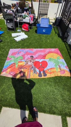 Bad bunny photo back drops