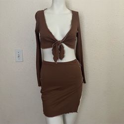 2pc Set Brown 