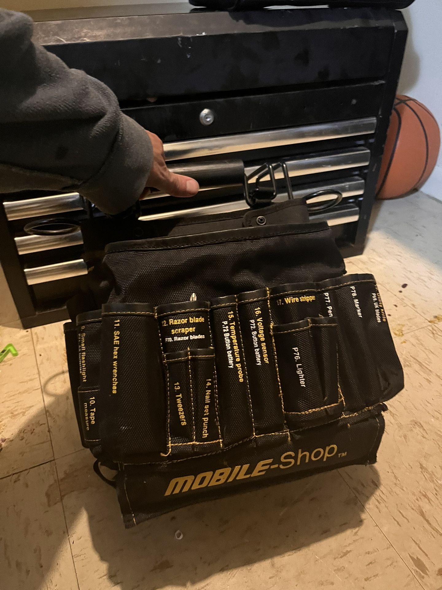 Husky Tool Box And Bag, Full of Tools