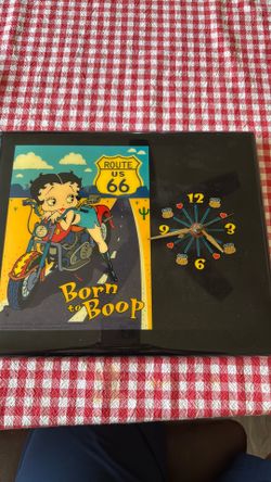 BettyBoop Novety Clock