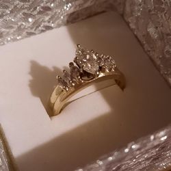 14k Yellow Gold 3 ½ Carat tw Soldered Ring