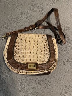 Brahmin  croc-embossed leather purse