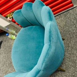 Teal Velvet Accent Chair