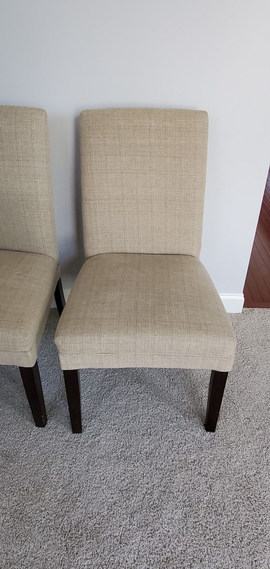 4 Dining Room Fabric Chairs