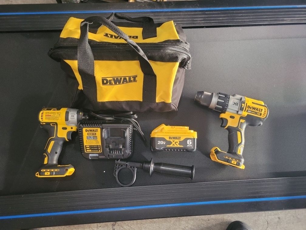 Dewalt Hammer Drill/Driver and Impact Drill(Made In USA)