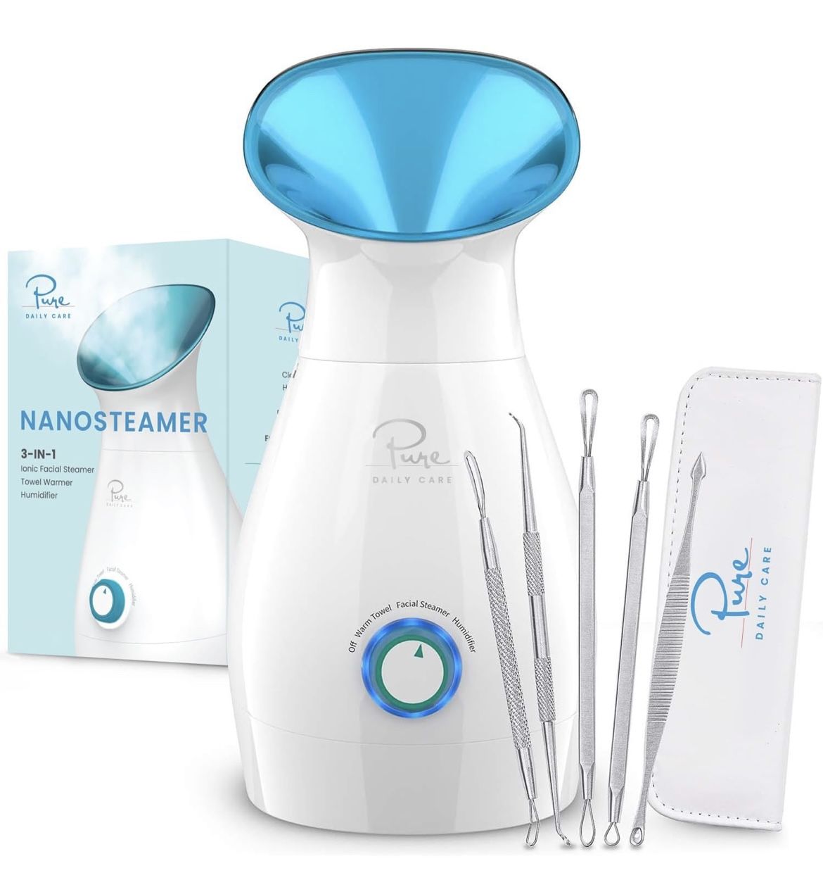 NanoSteamer Ionic Facial Steamer Towel Warmer Humidifier