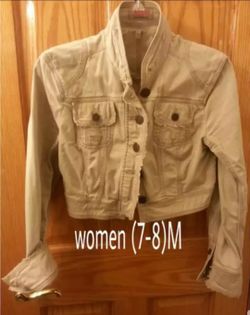 Womens beige Medium size jacket