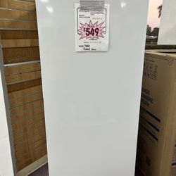 Freezer, Frigidaire Brand New 28” Wide Upright Freezer