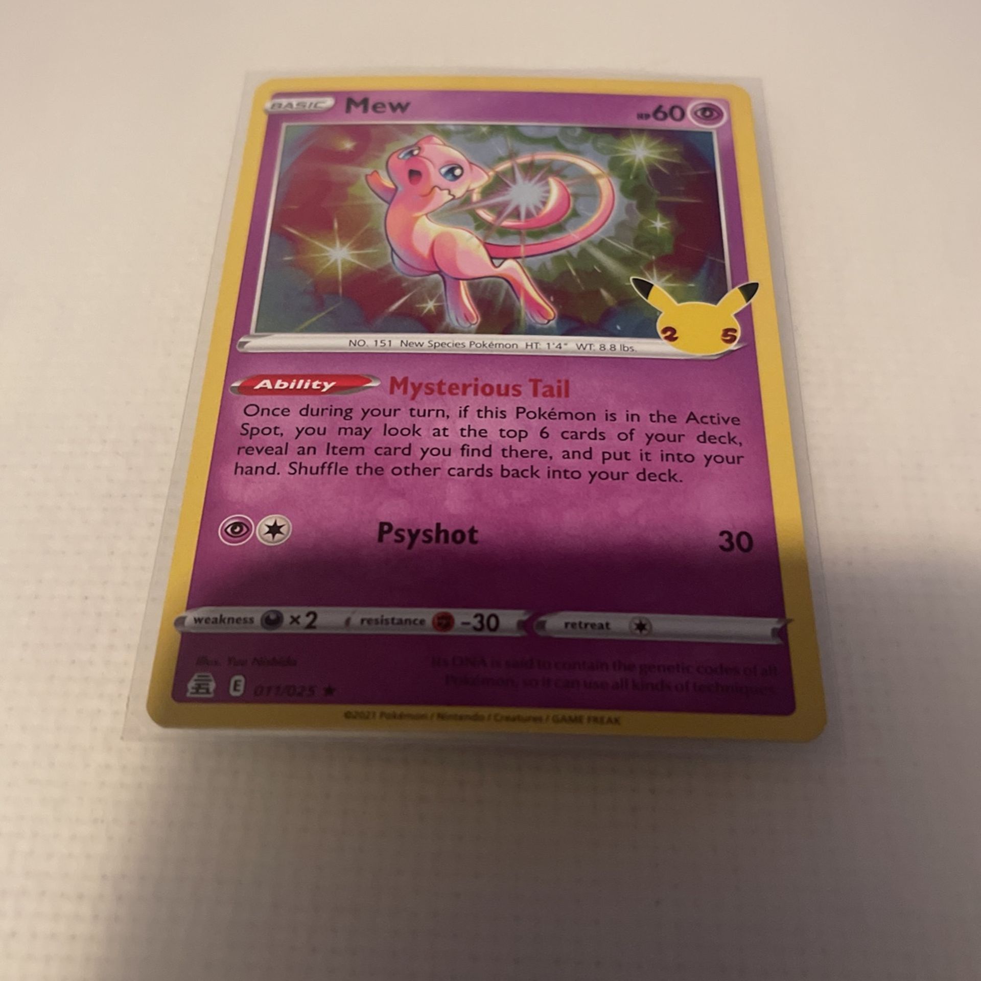 Pokémon Celebration Mew 11/25