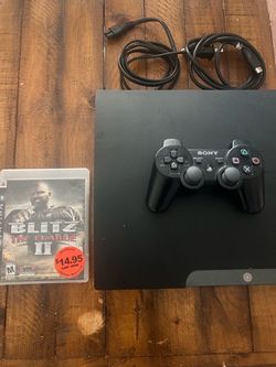 PS3 slim and blitz 2