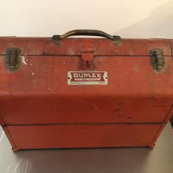 Vintage Duplex Tool Box Cantilevered Model 1018 Working