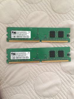 2 x 256MB pc DDR2 ram memory computer parts 512 MB total