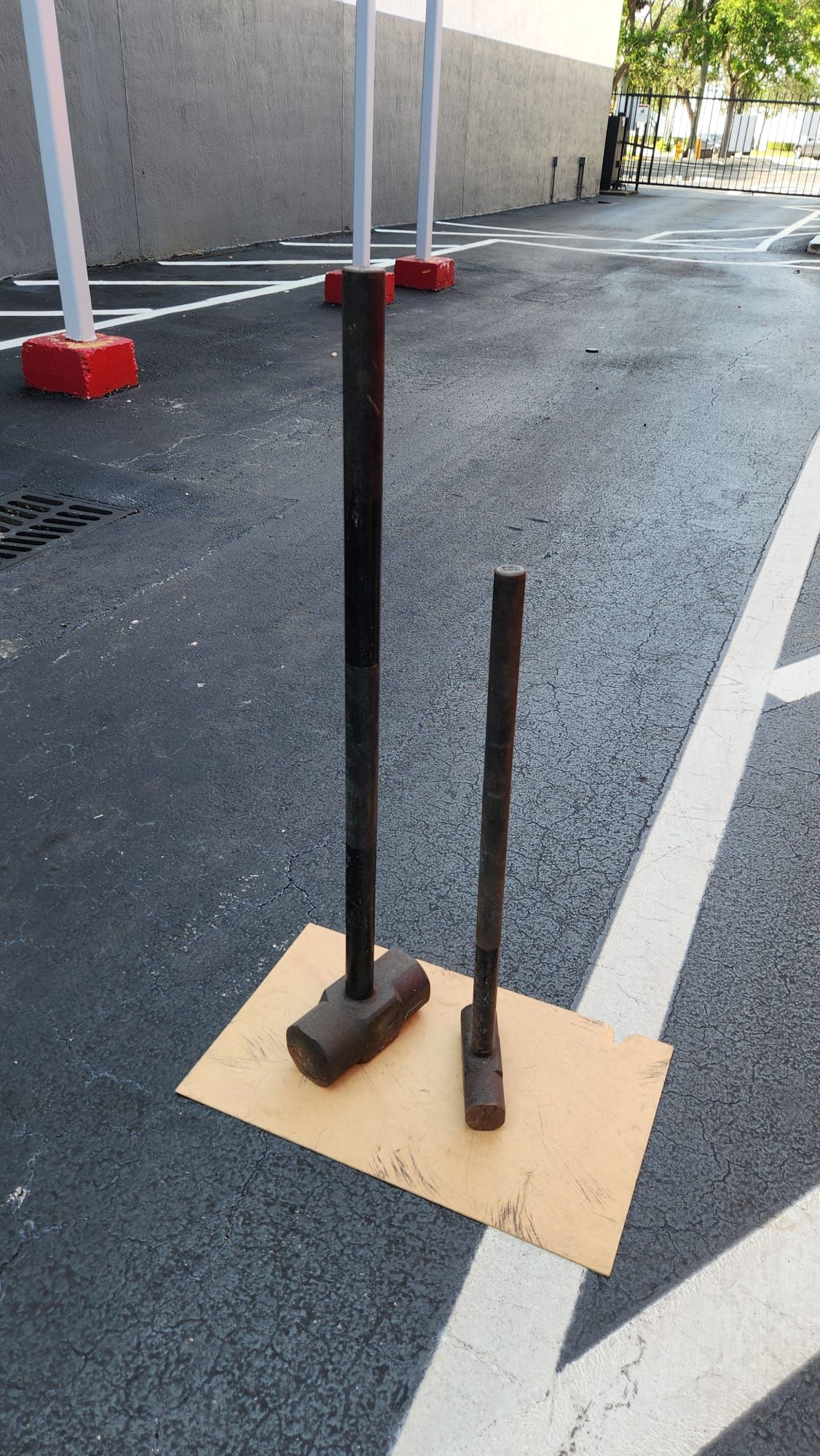 Rustic Pair of Weighted Hammers (Free Local Delivery)