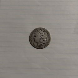 1896 S Morgan Dollar/Nice semi Key date Rare