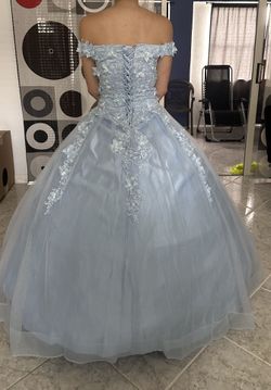 Quinceanera Dress Off Shoulders Includes Petticoat. .