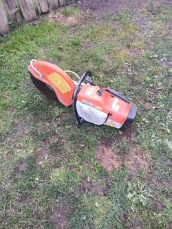 stihl hot saw with 14" blade model TC400 runs great